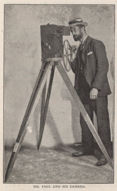 Mr. R. W. Paul and His Camera by English Photographer